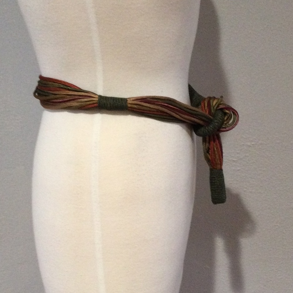 Unbranded Multi-Strand, Multi-Color Knot Belt - Picture 3 of 14